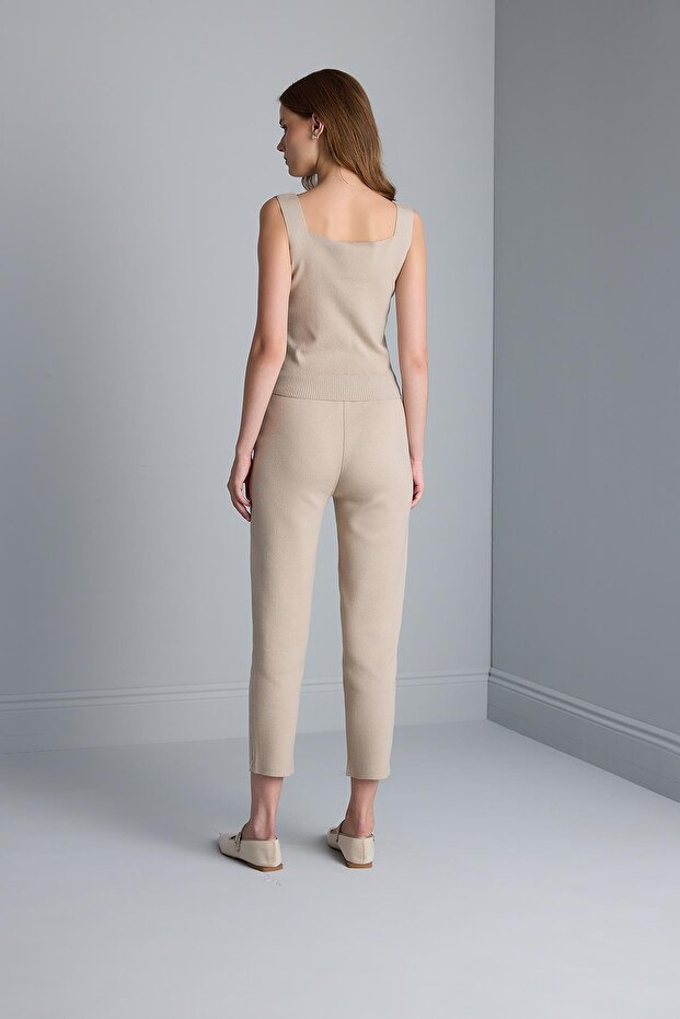 Къс топ Do This Bej Triko - 5