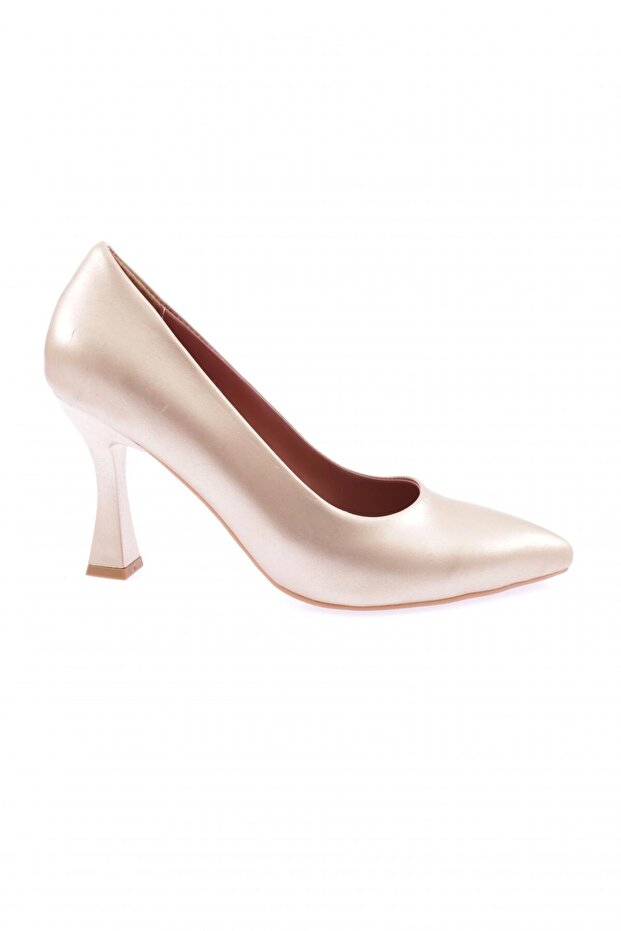 0620-22k Sivri Burun Parmak Dekolteli Uzun Topuklu Ayakkabı - 1