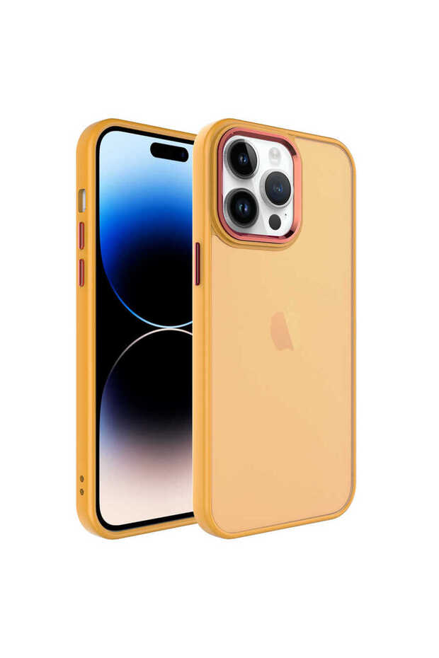 غطاء متوافق مع هاتف Apple iPhone 14 Pro Max، غطاء صلب من البولي كربونات