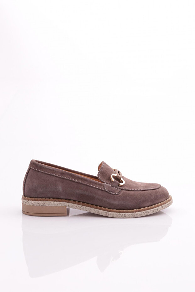 Women's Loafer Shoes Mink Suede 3572678