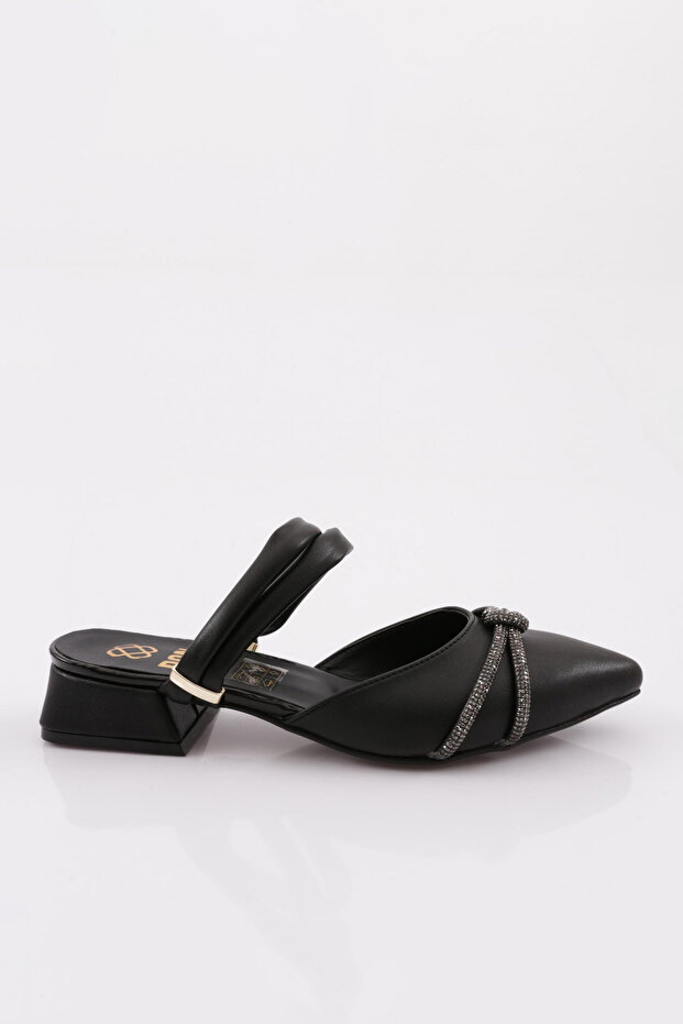 Women's Ballerinas with Black Stone Detail - 61032328