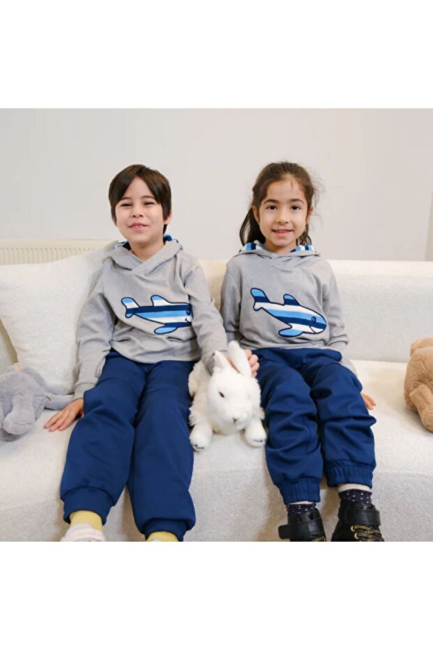 سويت شيرت بنمط سمكة - 2