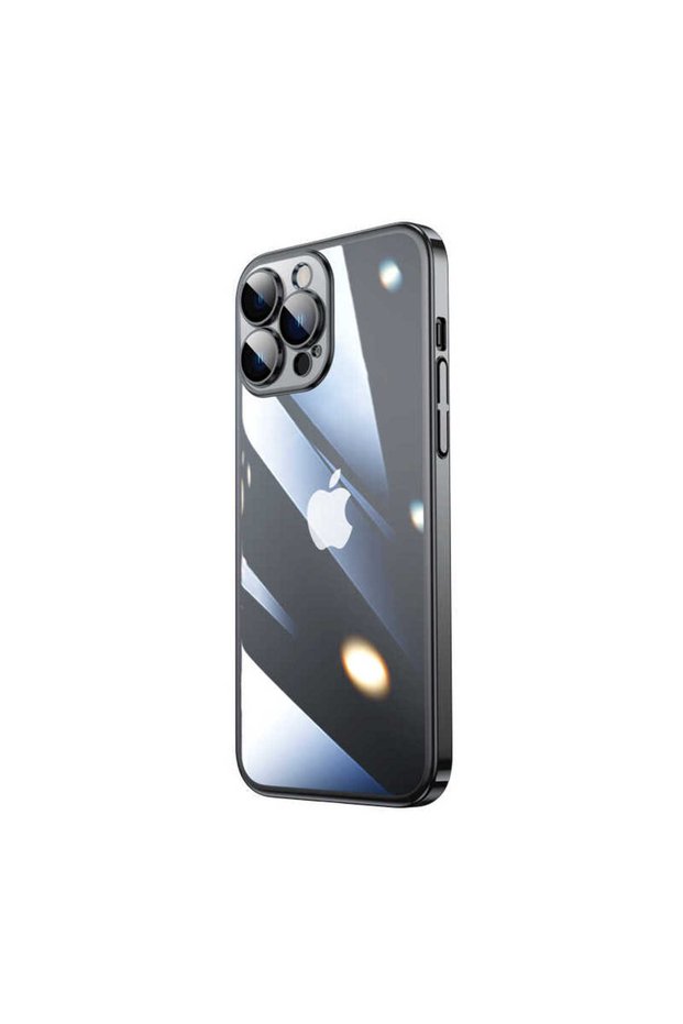 Compatible Case Riksos Cover for Apple iPhone 13 Pro Max Case Hard Pc with Colorful Frame