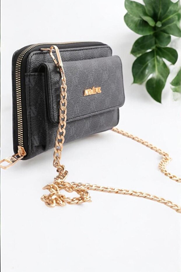 324 Black Dotted Women's Daily Bag