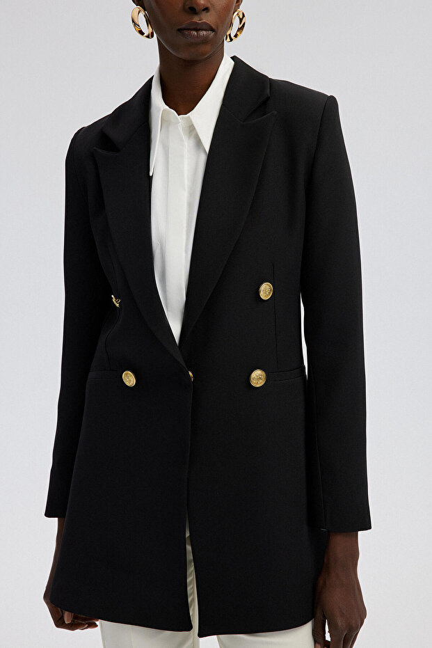 سترة مزدوجة الصدر - 5