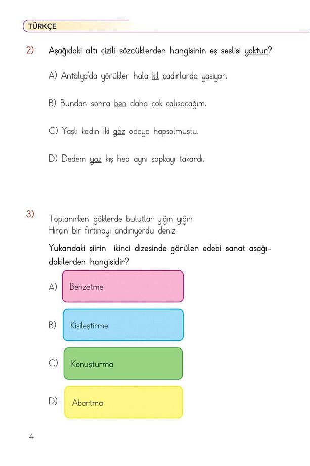 Tonguç 5. Sınıf 0 Dan 5 E Tüm Dersler Konu Anlatımlı Soru Bankası Set Sayısal Sözel 0'dan 5'e - 6