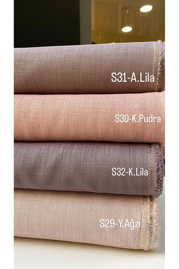 Simli Linen Kumaş - 7
