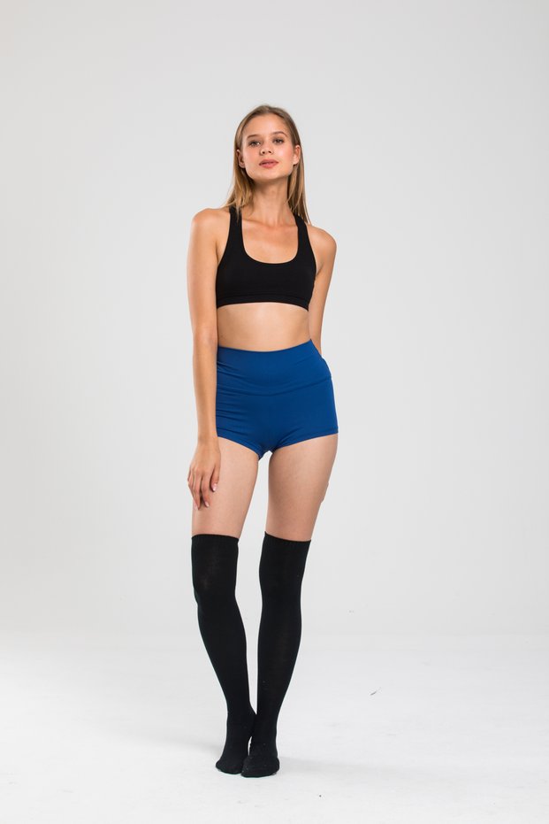 Yoga Şort Saks Wei