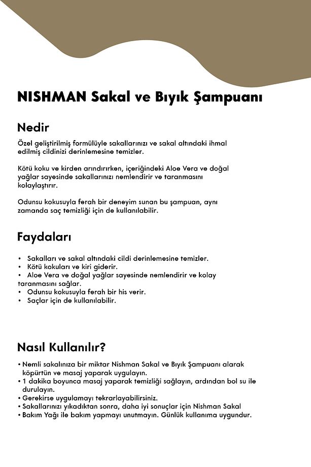 Sakal Ve Bıyık Bakım Şampuanı 200 ml - 5