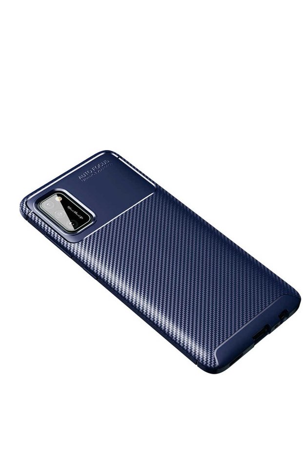Galaxy A02S Case Zore Silicone Cover - Navy Blue