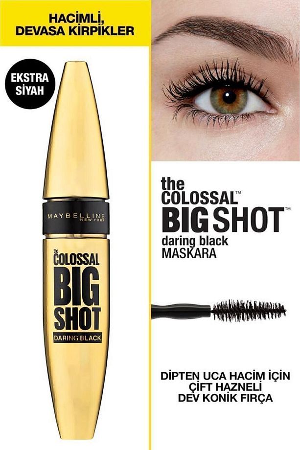 The Colossal Big Shot Daring Ekstra Siyah Maskara- - 4