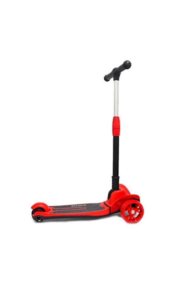 Flash Işıklı Scooter Kırmızı - 3