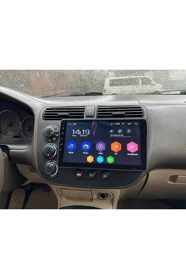 HONDA CİVİC VTEC2 UYUMLU ANDROİD REM 4-64 MULTİMEDYA CARPLAY-KAMERA-IPS EKRAN - 2