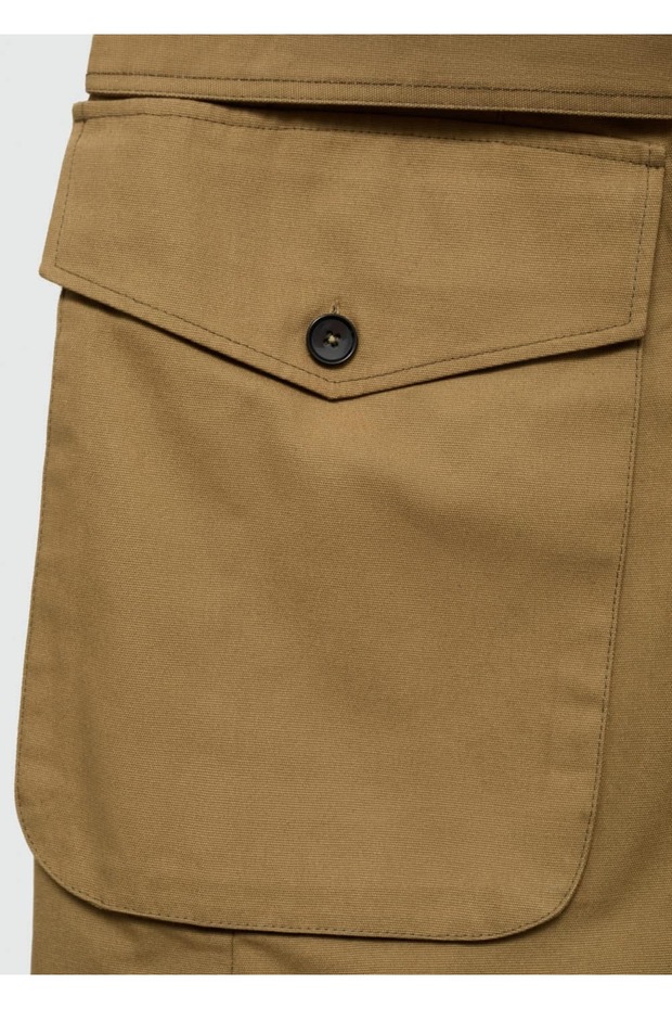 Kargo cepli midi etek - 8