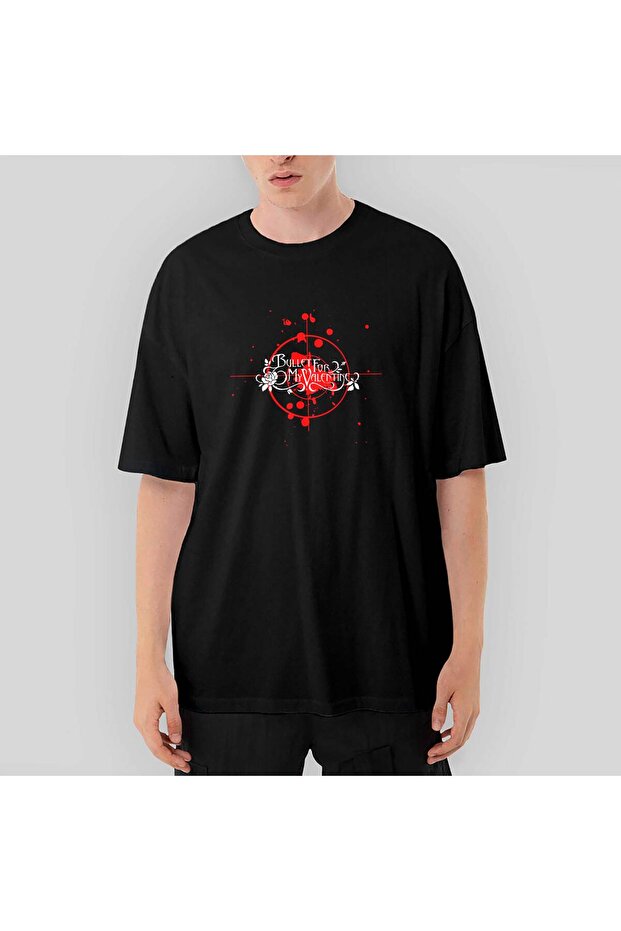 Bullet For My Valentine Target Oversize Black T-Shirt