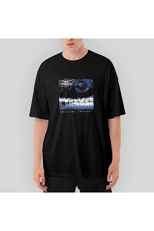 Darkthrone Soulside Journey Oversize Black T-Shirt XL