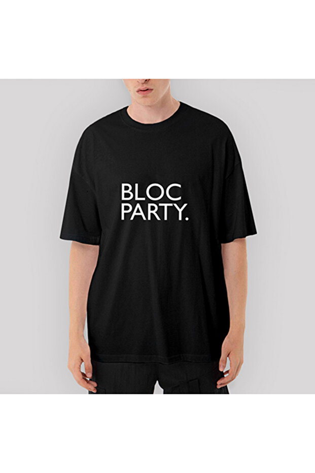 Bloc Party Oversize Black T-Shirt