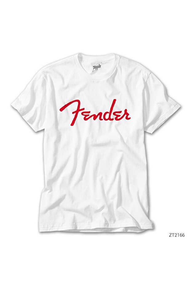 Fender Logo 2 White T-shirt