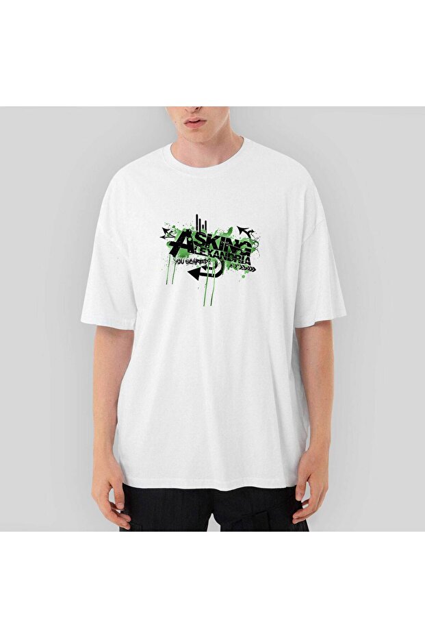 Asking Alexandria You Scared Oversize White T-Shirt