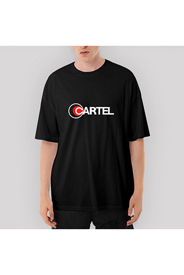 Cartel Oversize Black T-Shirt