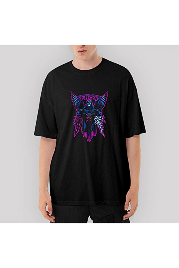 X Men First Mutant Oversize Black T-Shirt