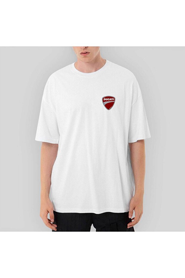Ducati Multistrada Logo Oversize White T-Shirt XL
