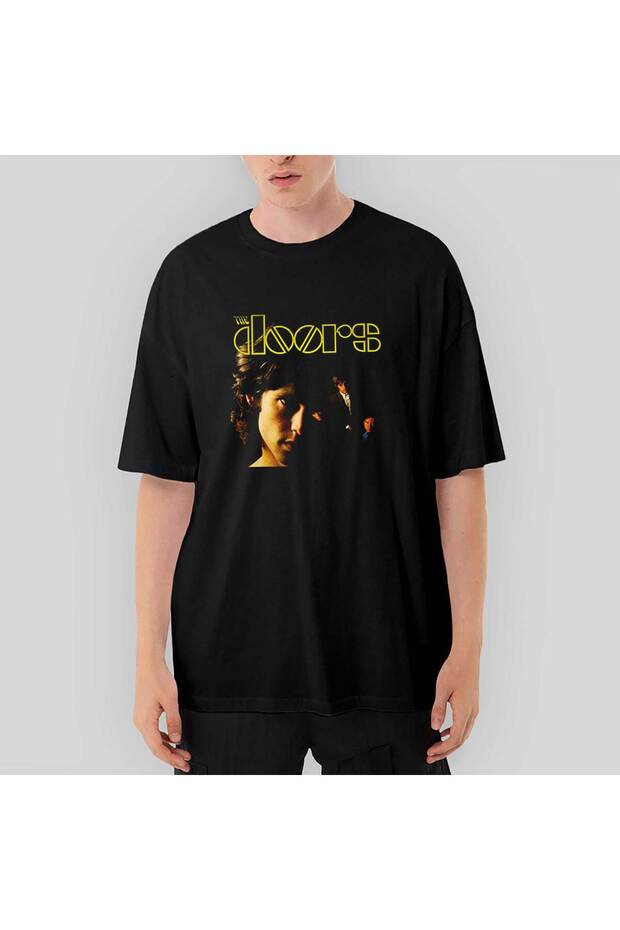 The Doors The Doors Oversize Black T-Shirt