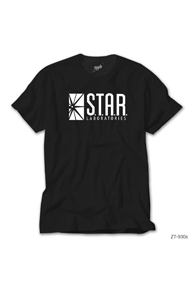 The Flash Star Lab Black t Shirt 3XL