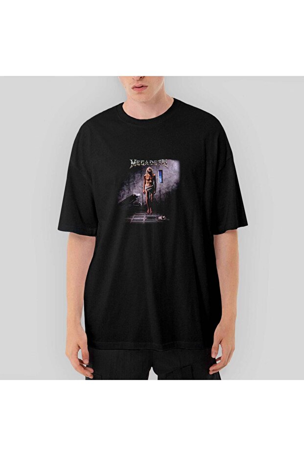 Megadeth Countdown to Extinction Oversize Black T-Shirt