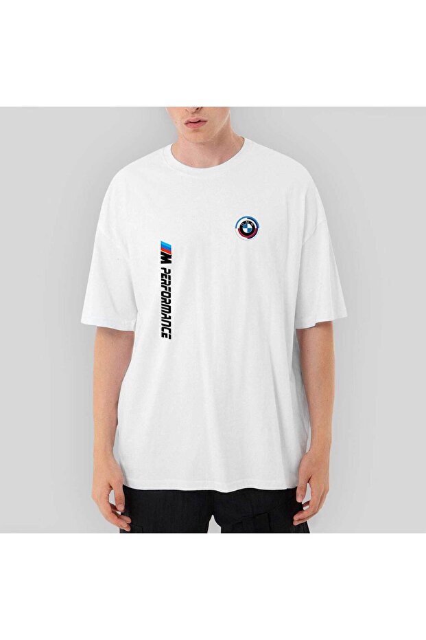 Λευκό μπλουζάκι BMW Performance oversized - 1