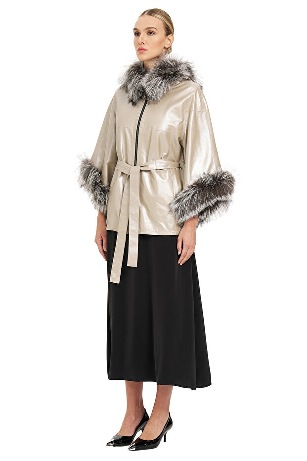 Çift Taraflı Deri Mont - 2