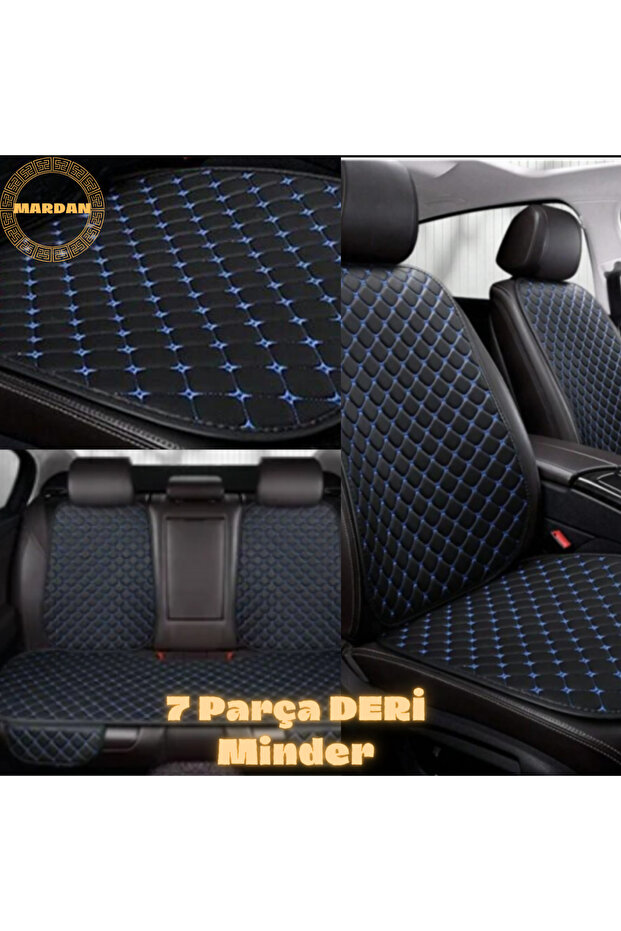 مجموعة وسائد جلدية مكونة من 7 قطع متوافقة مع FIAT PUNTO EVO HACHBACK 2011-2018