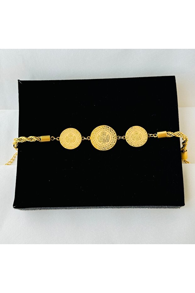 Çeyrekli Çelik Bileklik - 1