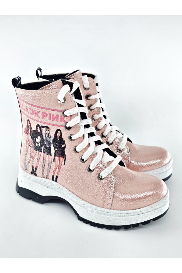 BlackPink Baskılı Kız Çocuk Bot - 2