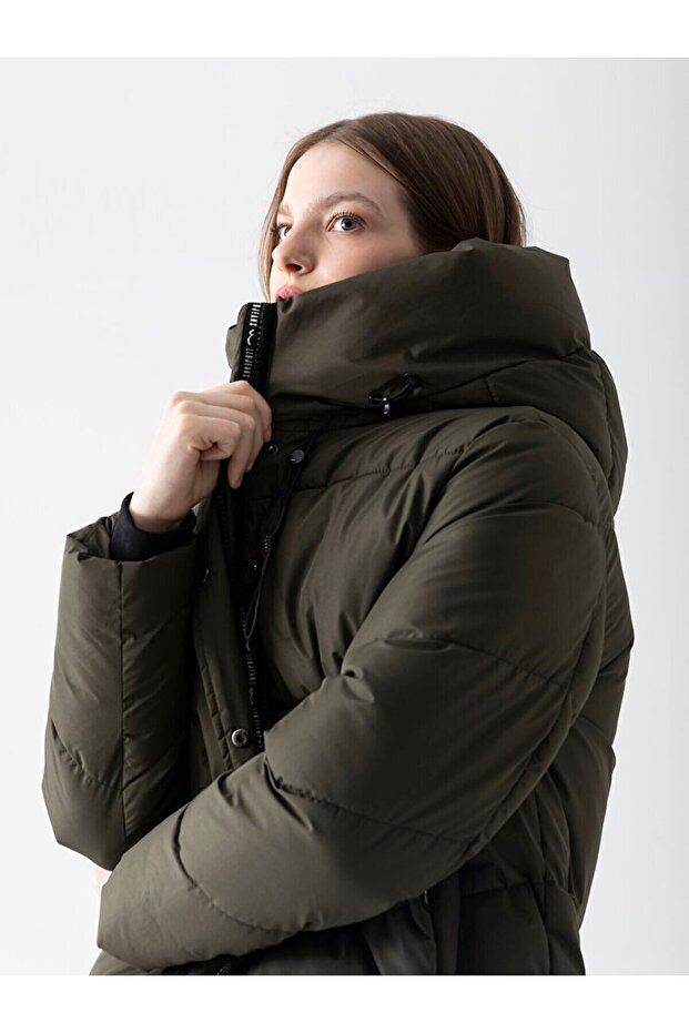 Şişme Yeşil Ceket - 5