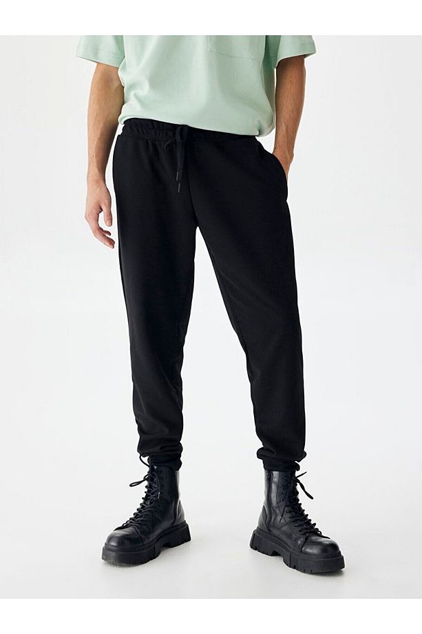 Basıc Jogger Siyah Eşofman - 3