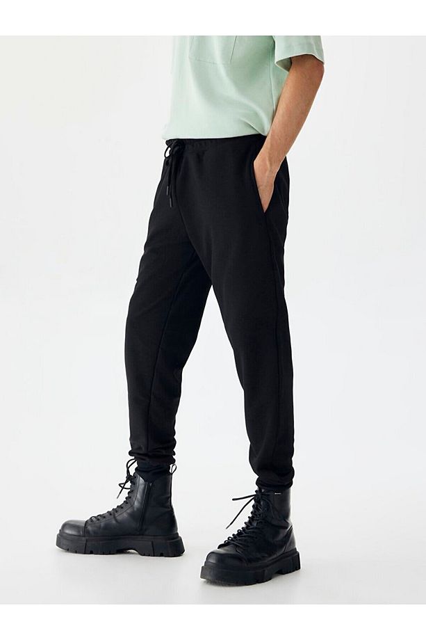 Basıc Jogger Siyah Eşofman - 5