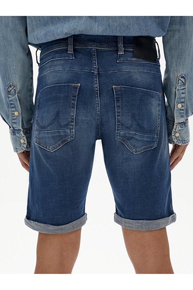 Darwın Orta Bel Jean Bermuda - 4
