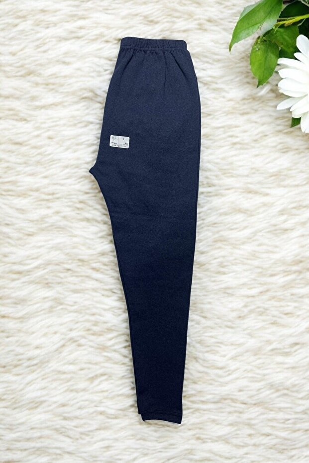 Unisex Blue Winter Tights, Comfortable, Soft, Thick, Netted Underwear Tights Blue -Ml01