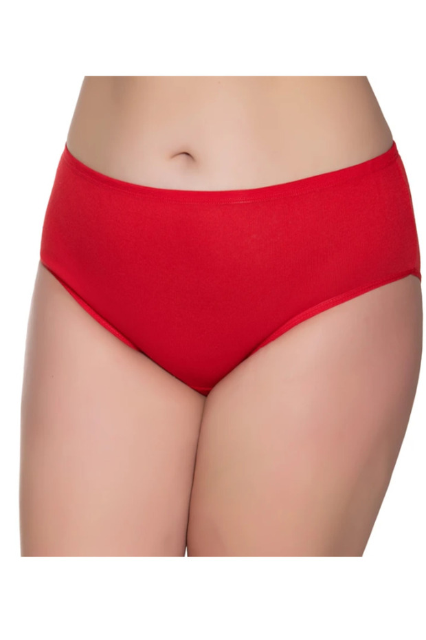5-Piece Women's Colorful Ribbed Bato Panties -Ml01