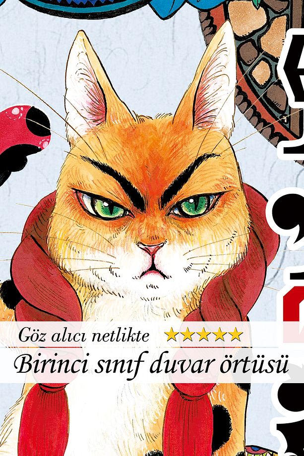 Kedilerin Tanrısı Duvar Örtüsü Duvar Halısı Tapestry - 3