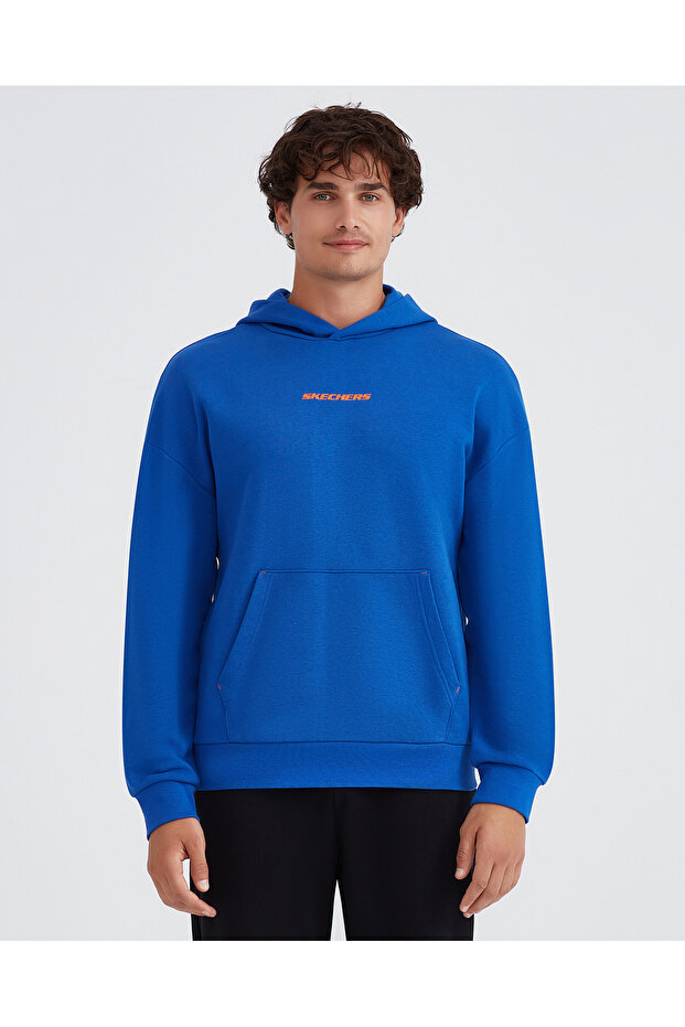 M Essential Hoodie Sweatshirt Men's Blue Sweatshirt S232438-403