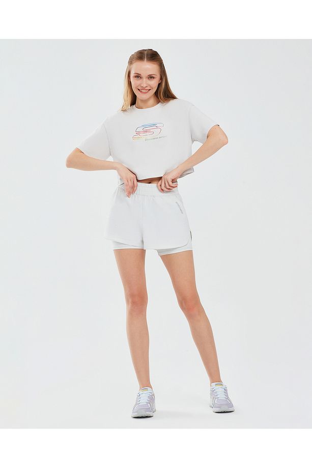 Performance Coll. W 4 Inch 2 In 1 Short Kadın Gri Şort S241144-035 - 4