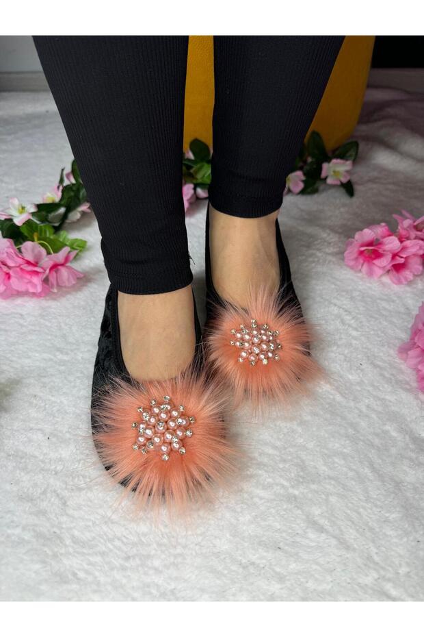 Elegance and Comfort Together: Black Diamond Stone Home Flats Booties