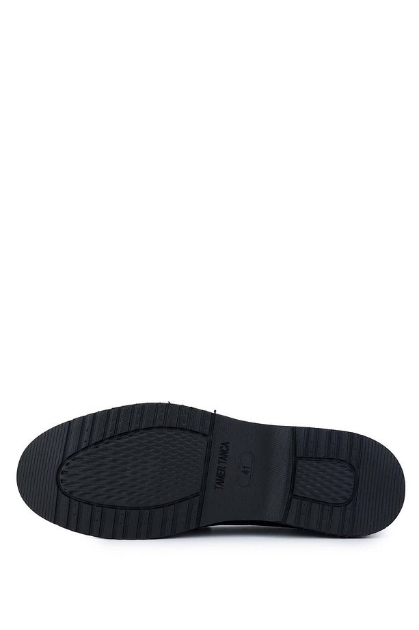 Erkek Hakiki Deri Siyah Loafer Ayakkabı - 4