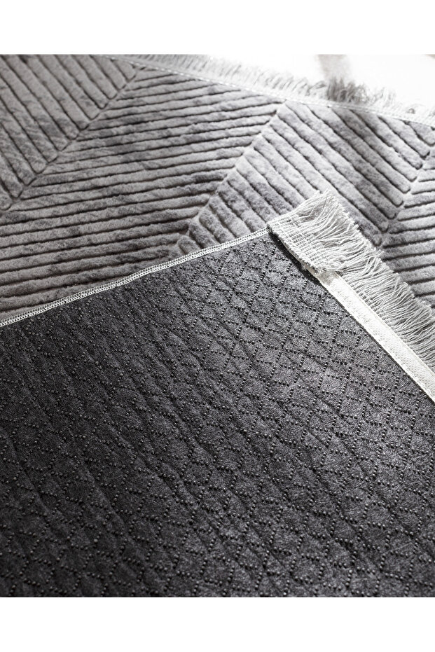 Eze Halı - Antrasit - 80x150 Cm - 4