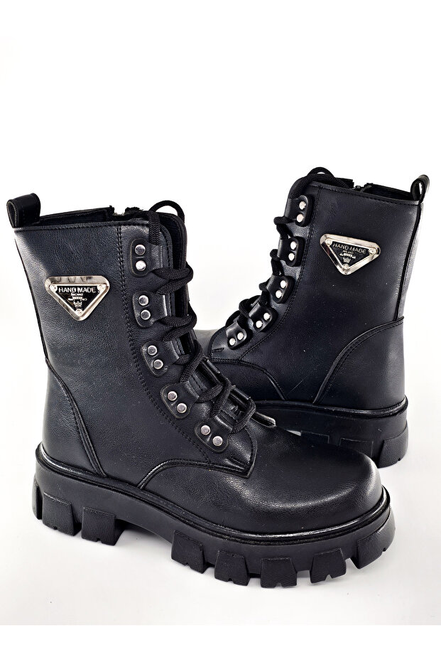 Arma İşlemeli Kadın Bot-Bootie - 3