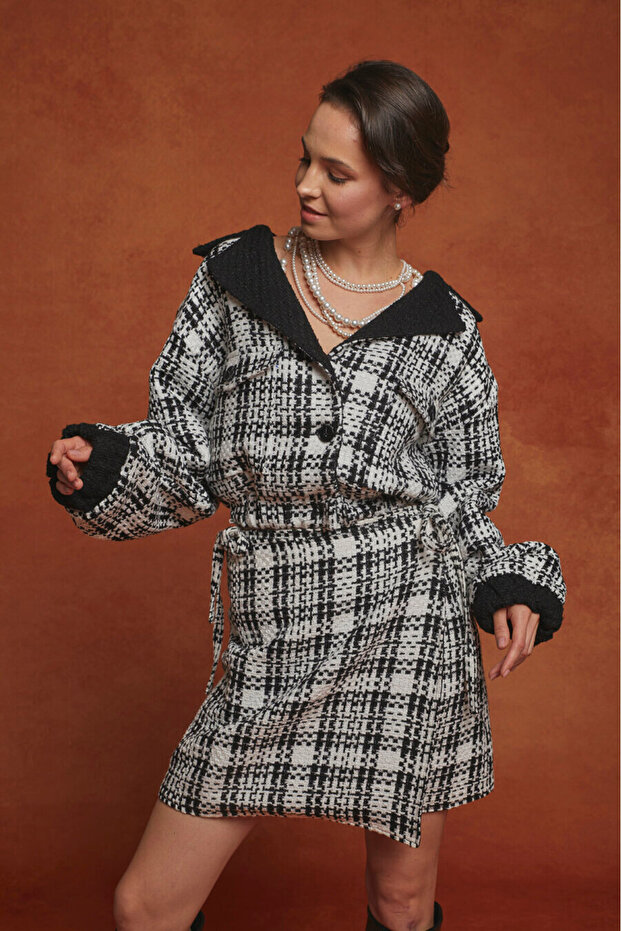 Fusta Abella Mini Tweed - 5