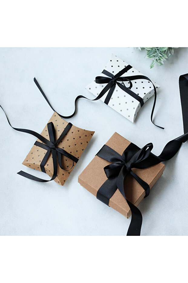 10 Meters Black Satin Ribbon - 10 mm