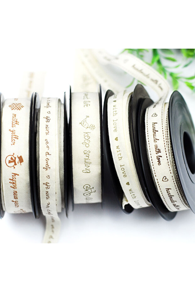 Pamuk Şerit, Handmade, 1.5 Cm 5 Metre - 4